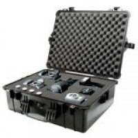 Pelican 1600 Case with Foam for Camera (Orange)