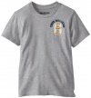 True Religion Boys 2-7 Varsity Champ Short Sleeve Tee, Heather Grey, X-Small