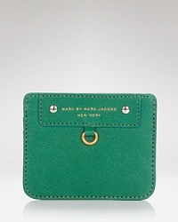 Get carded with this chic leather case from MARC BY MARC JACOBS, featuring four slots for the all-important plastic.