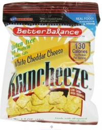 Kay's Naturals Non-Gluten Kruncheeze, White Cheddar Cheese, 1.2-Ounce Bags (Pack of 12)