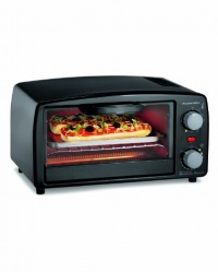 Proctor Silex 4 slice Toaster Oven, Black