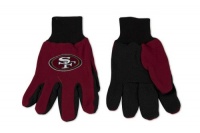 San Francisco 49ers Two-Tone Gloves