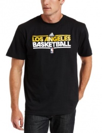 NBA Los Angeles Lakers Practice Short Sleeve Tee (Black, X-Large)