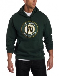 MLB Oakland Athletics Suede Tek Long Sleeve Hooded Fleece Pullover