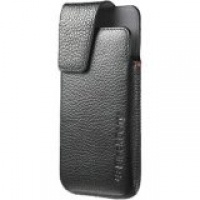 BlackBerry ACC-49273-301 RIM Leather Swivel Holster for BlackBerry BB10 - Retail Packaging - Black