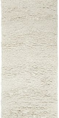 Area Rug 2x8 Runner Shag Ivory Color - Surya Metropolitan Rug from RugPal