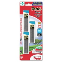 Pentel Super Hi-Polymer Lead Refill , 0.7  mm Medium, HB, 90 Pieces of Lead (C27BPHB3-K6)