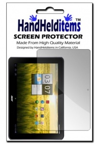 HHI Acer Iconia Tab A200 Anti-Fingerprint, Anti-Glare, Matte Finsihed Screen Protector (Package include a HandHelditems Sketch Stylus Pen)