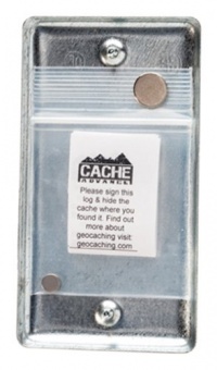 Cache Advance Geocache Utility Plate Cover