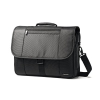 Samsonite Classic Flapover Briefcase (Black)