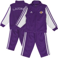 NBA adidas Los Angeles Lakers Toddler Full Zip Track Jacket and Pant Set - Purple