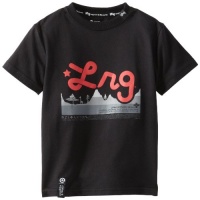 LRG Boys 2-7 Little CC Ten Tee, Black, 4