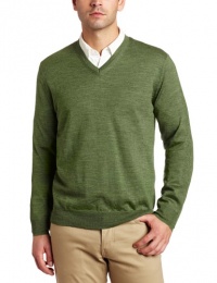 Calvin Klein Sportswear Men's Long Sleeve V-Neck Merino Sweater