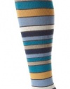 PACT Women's San Francisco Stripe Knee Sock, Multi Colored, One Size