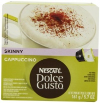 Nescafe Dolce Gusto for Nescafe Dolce Gusto Brewers, Skinny Cappuccino, 16 Count (Pack of 3)