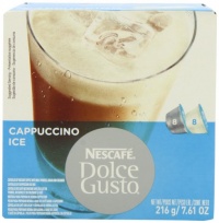 Nescafe Dolce Gusto for Nescafe Dolce Gusto Brewers, Cappuccino Ice, 16 Count (Pack of 3)