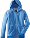 Quiksilver Boys 8-20 Hartley Hoody, Port Blue, X-Large