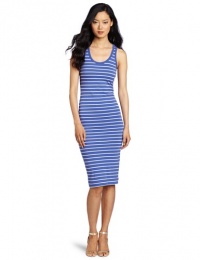 French Connection Women's Susu Stripe Dress, Purple, 10