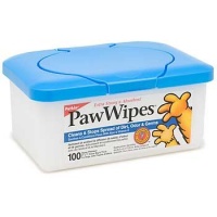 Petkin Paw Wipes, 100-Count Pack