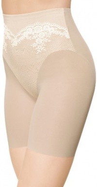 Wacoal Women's Embrace Lace Long Leg Shaper,Nude,Medium