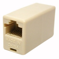 Cables to Go RJ45 8-pin Modular Inline Coupler Straight Through, Ivory (01937)