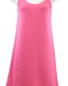 Eileen Fisher Rose Organic Cotton Scoop Neck Sleeveless Tank Dress Small