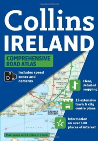 Collins Ireland Comprehensive Road Atlas (Collins Travel Guides)