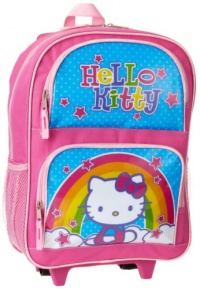 FAB Starpoint Girls 2-6X Hello Kitty Rolling Backpack, Pink/Multi Color, One Size