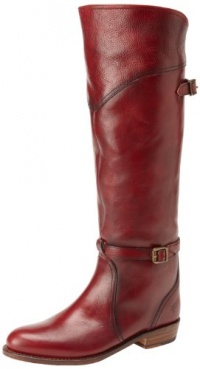 FRYE Women's Melissa Harness Zip Riding Boot,Spice,5.5 M US