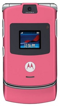 Motorola RAZR V3 Unlocked Phone with Camera and Video Player--U.S. Version with Warranty (Pink)