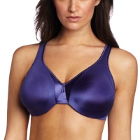 Olga Women's Signature Support Bra, Blue Satin, 38DD