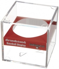 BallQube Grandstand Baseball Holder Acrylic Display - Made in the USA