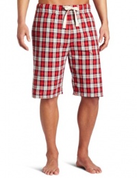 Bottoms Out Men's Woven Plaid Sleep Jam