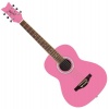 Daisy Rock Debutante Jr. Miss Acoustic Short Scale Bubblegum Pink Guitar