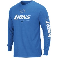 Detroit Lions Primary Receiver Long Sleeve T-Shirt