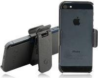 Splash Slim-Profile Polycarbonate Holster with Rotating Belt Clip for iPhone 5