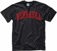 Nebraska Cornhuskers Black Arch T-Shirt