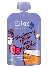 Ella's Kitchen, Blueberry and Pear Baby Brekkie, 3.5 Ounce (Pack of 7)