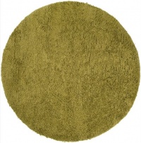 Area Rug 8x8 Round Shag Lime Color - Surya Metropolitan Rug from RugPal