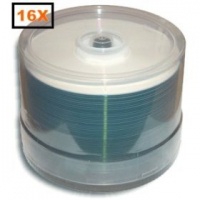 Taiyo Yuden Watershield GLOSSY White Inkjet Hub 16X DVD-R 100-Pak