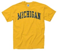 Michigan Wolverines Gold Arch T-Shirt