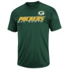 NFL Mens Green Bay Packers Short Yardage IV Dark Green Short Sleeve Crew Neck Synthetic Tee