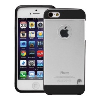 Fosmon HYBO Series PC + TPU Hybrid Case for Apple iPhone 5 - Black