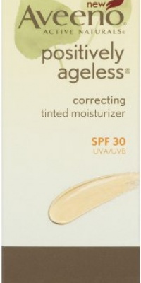 Aveeno Positively Ageless Correcting Tinted Moisturizer SPF 30, 1.7 Ounce