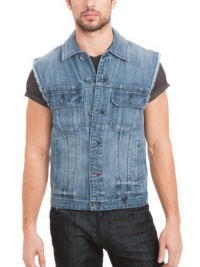 GUESS Denim Vest in Bengal Wash