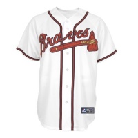 MLB Mens Atlanta Braves Home Replica Baseball Jersey