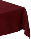 Bardwil Cobblestone 52-inch By 70-inch Oblong / Rectangle Tablecloth, Burgundy