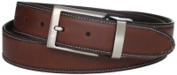 Geoffrey Beene Men's Contrast Stitch Reversible Belt