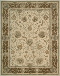 Nourison Rugs Heritage Hall Collection HE27 Mist Round 9' x 9' Area Rug