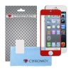 Chromo Inc® Crystal Clear Series of Screen Protector for iPhone 5 - Red